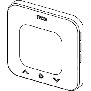 TECEfloor "Wi-Fi" papildomas kambario termostatas